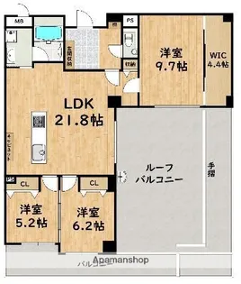 グランデ東雲 【6階】の間取り