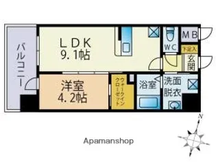 ETINCELL【8階】の間取り