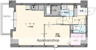 1LDKの間取り画像