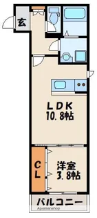 IL SPERARE【2階】の間取り