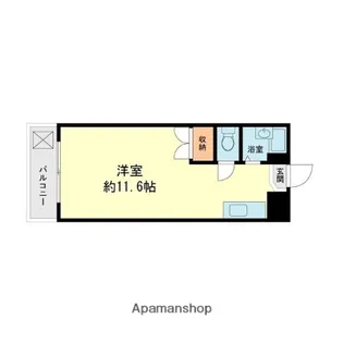 金隈アネックス【3階】の間取り