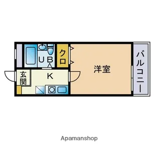 オーチャード那珂【3階】の間取り
