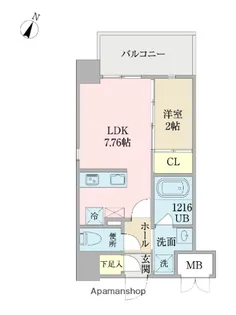 福岡県福岡市南区大楠1丁目【マンション】の間取り