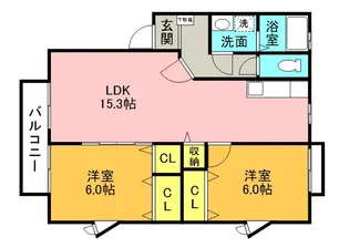 もくせい館【2階】の間取り