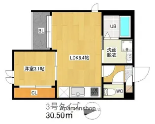 REGALEST大橋東【3階】の間取り