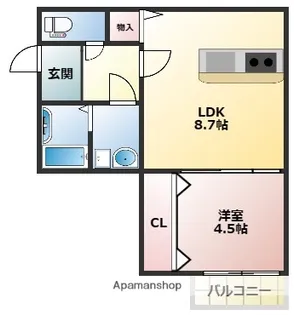 SunMark井尻【3階】の間取り