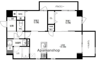 La vie Belle【3階】の間取り