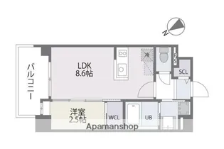 福岡県大野城市錦町3丁目【マンション】の間取り