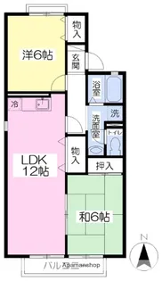 セジュール曙【2階】の間取り
