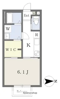 グランシャリオ太宰府 A棟【2階】の間取り