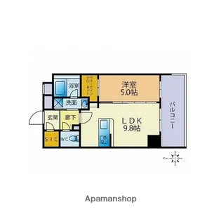 ファーメリー那珂【8階】の間取り