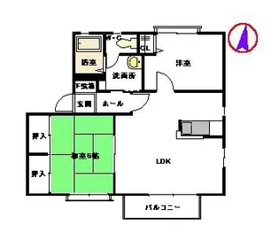 シャローム Ⅱ【2階】の間取り