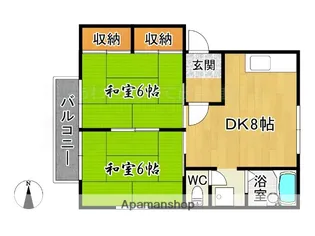 アピア560KⅠ【2階】の間取り