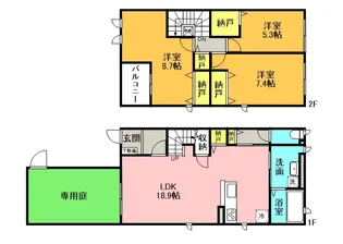 ハイム【1階】の間取り