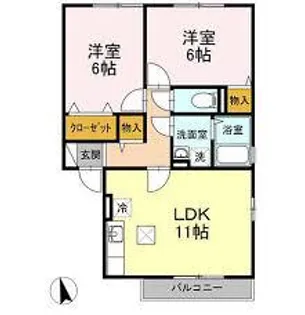 林檎館【2階】の間取り