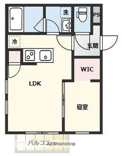 LA PACE 博多南【2階】の間取り