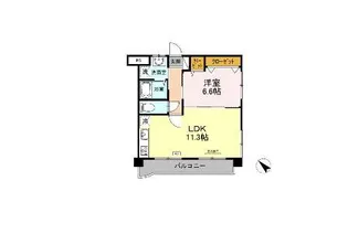 大神第6ビル【2階】の間取り