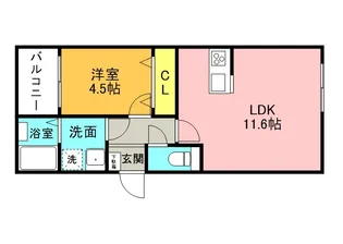 ケーエス博多南駅Ⅱ【2階】の間取り