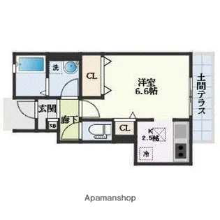 アムール椿【1階】の間取り