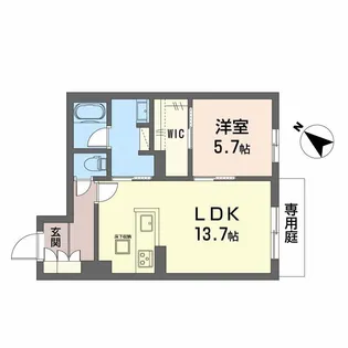 福岡県福岡市南区清水3丁目【マンション】の間取り