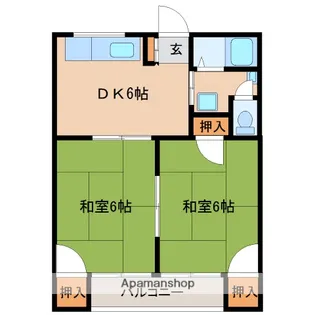 豊コーポ【2階】の間取り