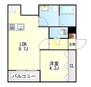 エルネスト【3階】の間取り