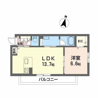 サン ウィステリア【2階】の間取り
