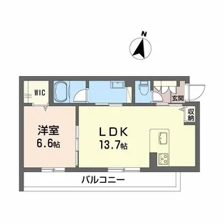 サン ウィステリア【2階】の間取り