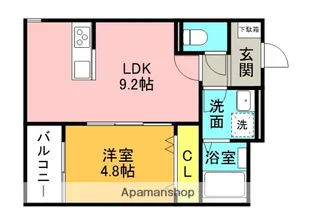 グランレーヴ井尻A棟【3階】の間取り