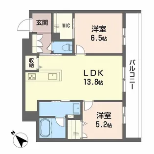 ボヤージュ春日【3階】の間取り
