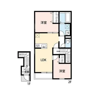 GRAND REVE【207号室】の間取り