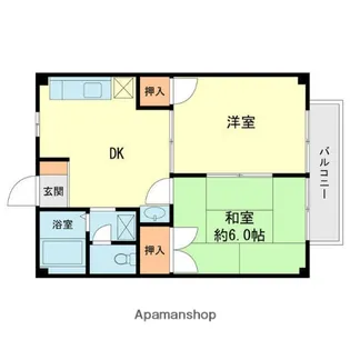 KSビレッジⅠ・Ⅱ【1階】の間取り