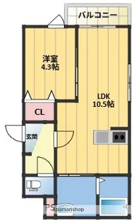 GRAN HILL 桜並木【3階】の間取り