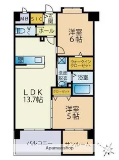 (仮称)麦野2丁目ビル【1階】の間取り