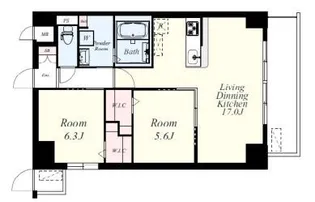 仮称)東那珂2丁目マンション【14階】の間取り