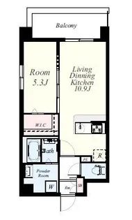 フランディオール桜並木【6階】の間取り