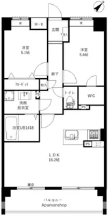 ソルカーサ【4階】の間取り