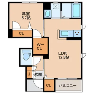 ロイヤルオークⅡ【1階】の間取り