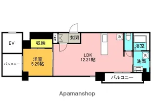 ヒルズ ザ レジデンス高宮南【4階】の間取り
