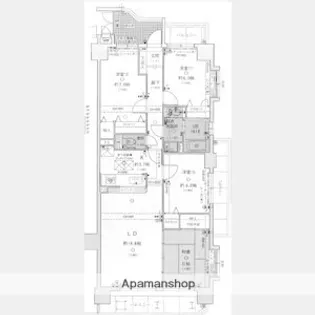 シティライフ二日市Ⅱ【3階】の間取り
