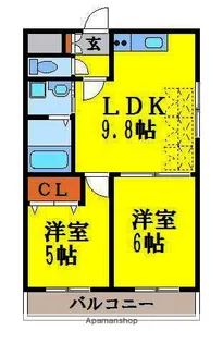 スエルテ博多南【3階】の間取り