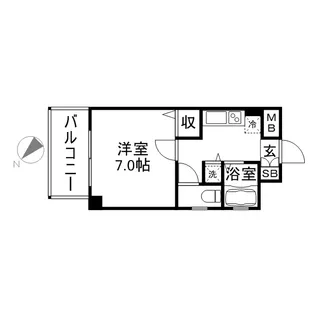 福岡県福岡市南区清水4丁目【マンション】の間取り