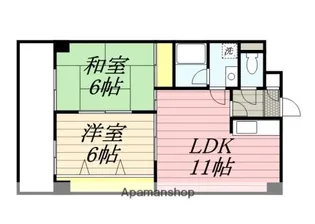 リバティ館【305号室】の間取り