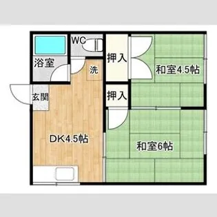 福岡県福岡市東区和白東5丁目【アパート】の間取り