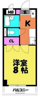 福岡県大野城市東大利1丁目【マンション】の間取り