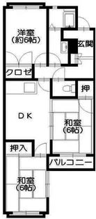 福岡県大野城市白木原2丁目【マンション】の間取り