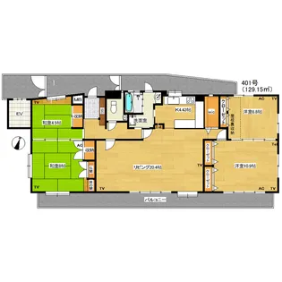 福岡県福岡市南区三宅3丁目【マンション】の間取り