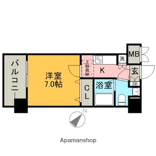 サヴォイブロードストリート【9階】の間取り