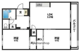 福岡県福岡市南区曰佐1丁目【マンション】の間取り