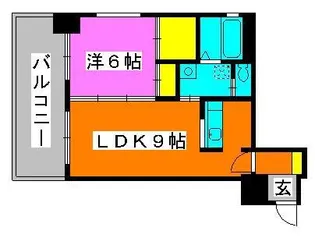 サンシティ駅南【5階】の間取り